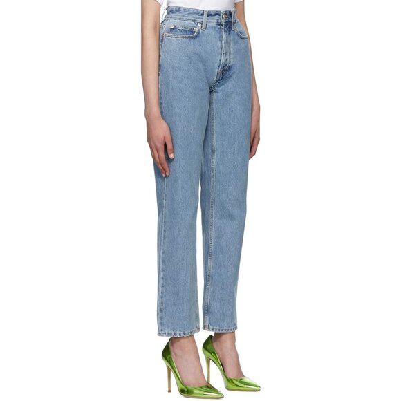 Won Hundred Blue Distressed Pearl Jeans - Picture 8 of 8